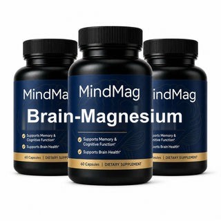 MindMag Brain-Magnesium - 3 bottles, buy 2 get 1 free