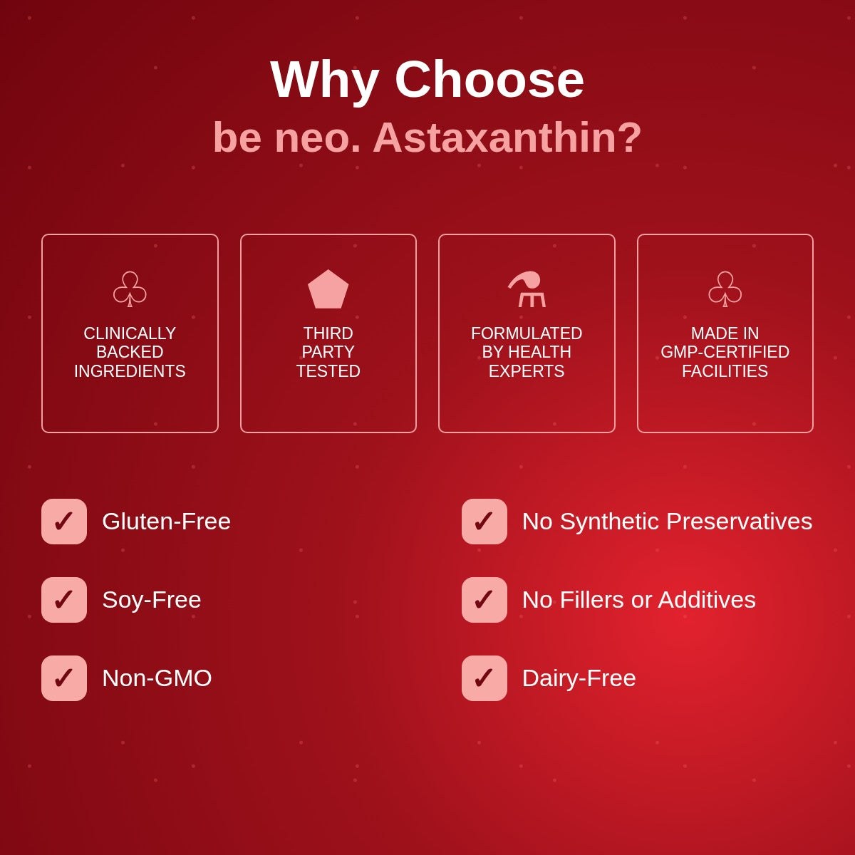 Why choose Be Neo Astaxanthin