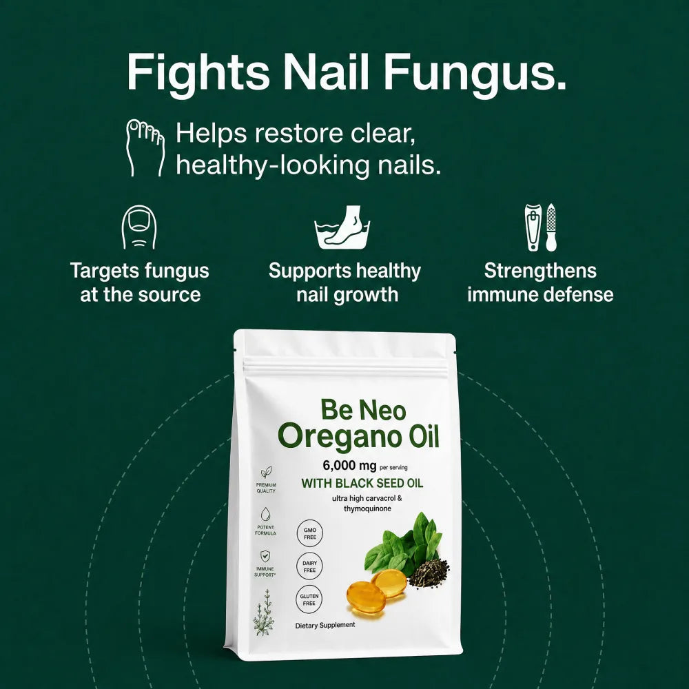 Be Neo nail support benefits infographic