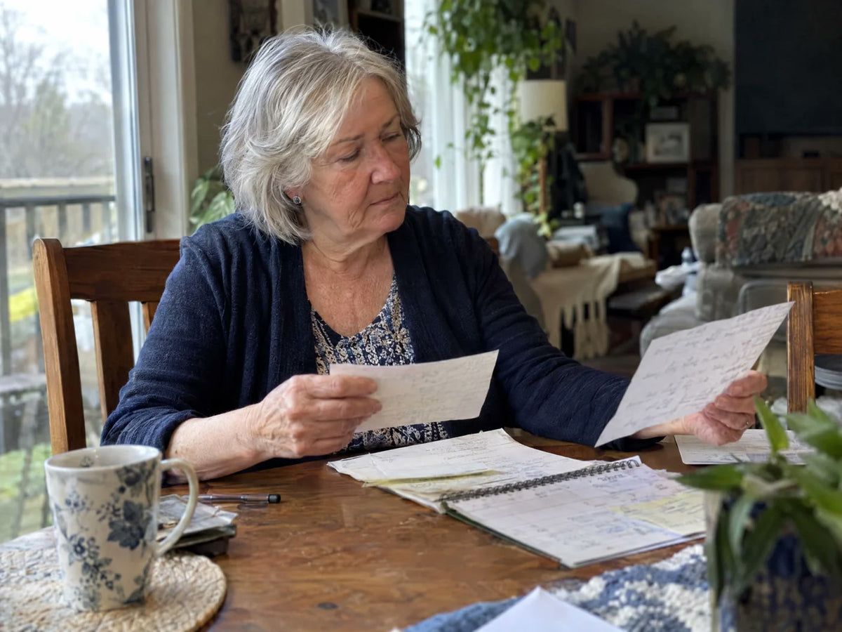 Representative candid planning routine for Linda W.’s MindMag customer story