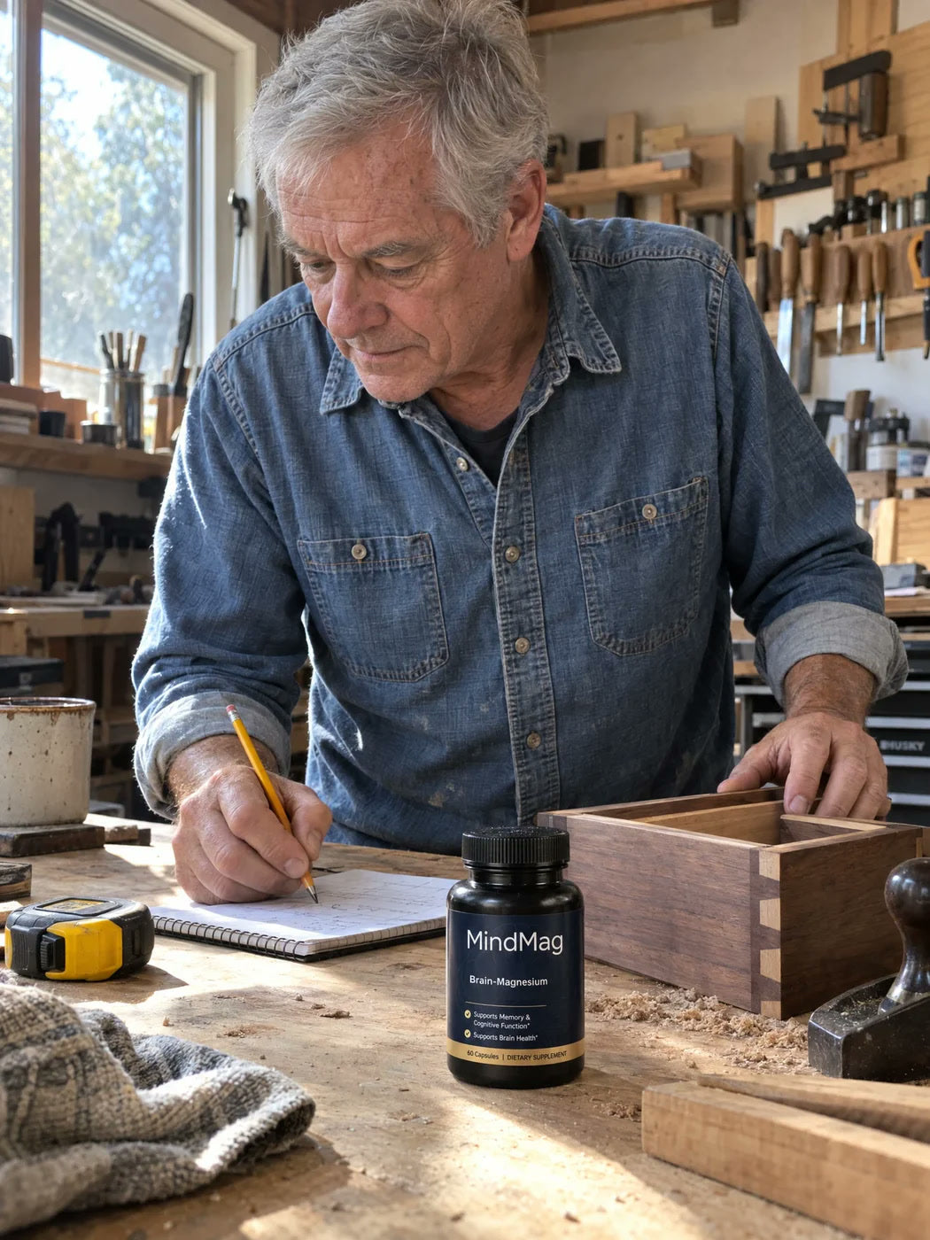 Representative documentary portrait for Michael P.’s MindMag customer story